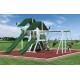 Swing Kingdom SK30 Vinyl Mega Mountain Climber Swing Set - 4 Color Options - sk-30-white-green.jpg